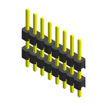 2.54mm double layer single row Male header HMNSSHXX