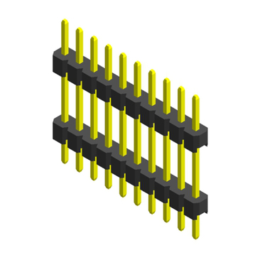 2.0mm pitch single row straight pin header