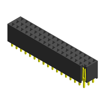 2.54mm triple row DIP female header