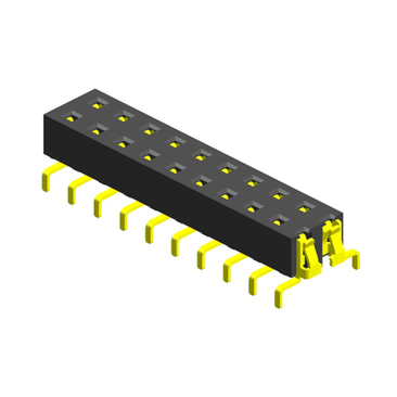 2.54mm double row DIP female header(W=7.62)